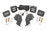 LED Light Kit Cage Mount 2 Inch Black Pair Honda Talon 1000 Rough Country