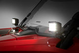 LED Light Kit Cage Mount 2 Inch Chrome Pair Wide Angle Honda Talon 1000 Rough Country