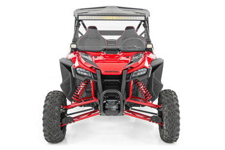 LED Light Kit Front Mount 40 Inch Black Dual Row White DRL Honda Talon 1000 Rough Country