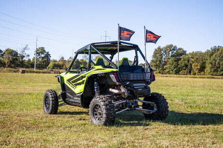 Whip Mount Bed 4 Foot Multl-Color LED Whip Pair Honda Talon 1000 Rough Country