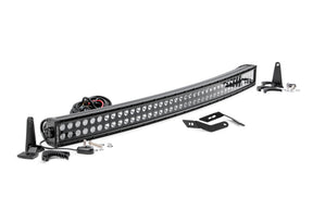 LED Light Kit Front Mount 40 Inch Black Dual Row Honda Talon 1000 Rough Country