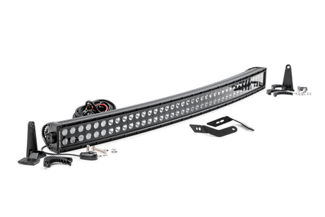 LED Light Kit Front Mount 40 Inch Black Dual Row Honda Talon 1000 Rough Country