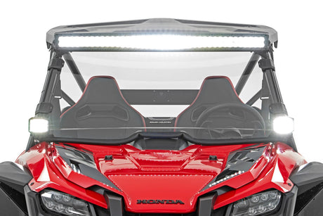 LED Light Kit Front Mount 40 Inch Black Dual Row Honda Talon 1000 Rough Country