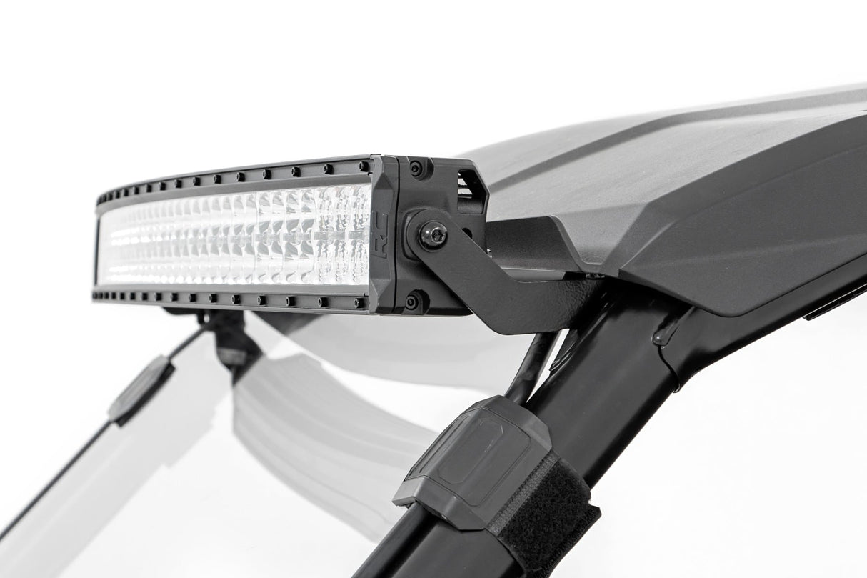 LED Light Kit Front Mount 40 Inch Black Dual Row Honda Talon 1000 Rough Country