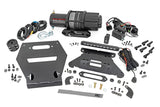 LED Light Winch Mount RS4500S 10 Inch Black Slimline Polaris RZR Pro R Rough Country