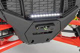 LED Light Winch Mount RS4500S 10 Inch Black Slimline Polaris RZR Pro R Rough Country