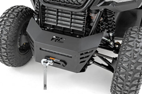 Winch Plate 10 Inch Black Slimline Honda Pioneer 520 Rough Country