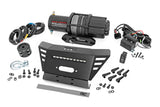 Winch Plate 4500-LB Winch 10 Inch Black Slimline Honda Pioneer 520 Rough Country