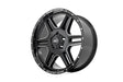 92 Series Wheel Machined One-Piece Gloss Black 20x9 5x5.5 +0mm Rough Country