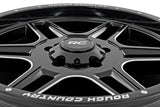 92 Series Wheel Machined One-Piece Gloss Black 20x9 5x5.5 +0mm Rough Country