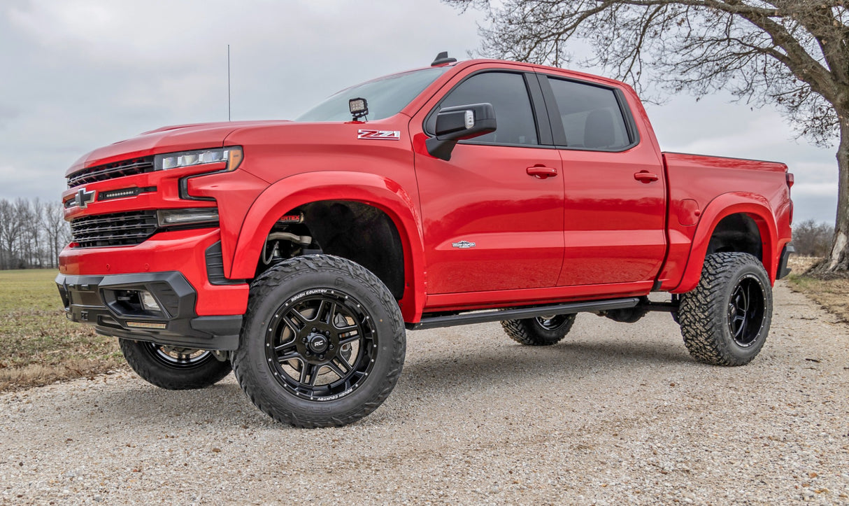 92 Series Wheel Machined One-Piece Gloss Black 22x12 6x135 -44mm Rough Country