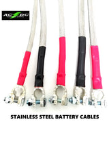 2 Awg Gauge Copper Battery Power cable POS, 304 ss, Car, Truck, RV, Boat, Solar AC/DCWIREANDSUPPLY