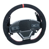 EVP.MOde Multifunction Steering Wheel with Carbon Fiber Paddles and Quick-Release Hub Adapter Kit for Can-Am Maverick R Evolution Powersports