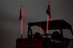 Multi-Color LED Whip 4 Foot Long Pair Rough Country