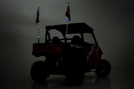 Multi-Color LED Whip 4 Foot Long Pair Rough Country