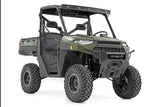 LED Light Kit Bumper Mount 12 Inch Black Single Row White DRL Polaris Ranger XP 1000 Rough Country