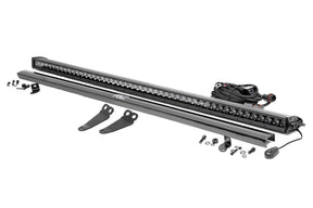 LED Light Kit Lower Windshield 50 Inch Black Single Row Polaris General XP 4 1000 Rough Country