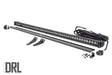 LED Light Kit Lower Windshield 50 Inch Black Single Row White DRL Polaris General XP 4 1000 Rough Country