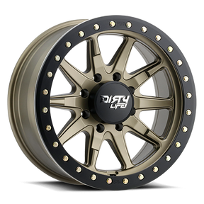 Dirty Life Race Wheels DT-2 9304 Satin Gold 17X9 5-127 -12Mm 78.1Mm