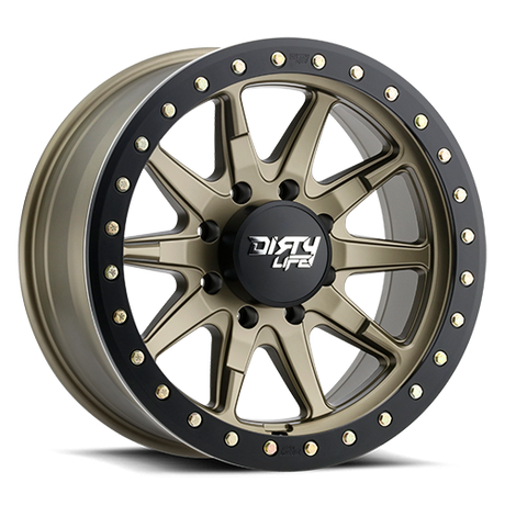 Dirty Life Race Wheels DT-2 9304 Satin Gold 17X9 5-127 -12Mm 78.1Mm