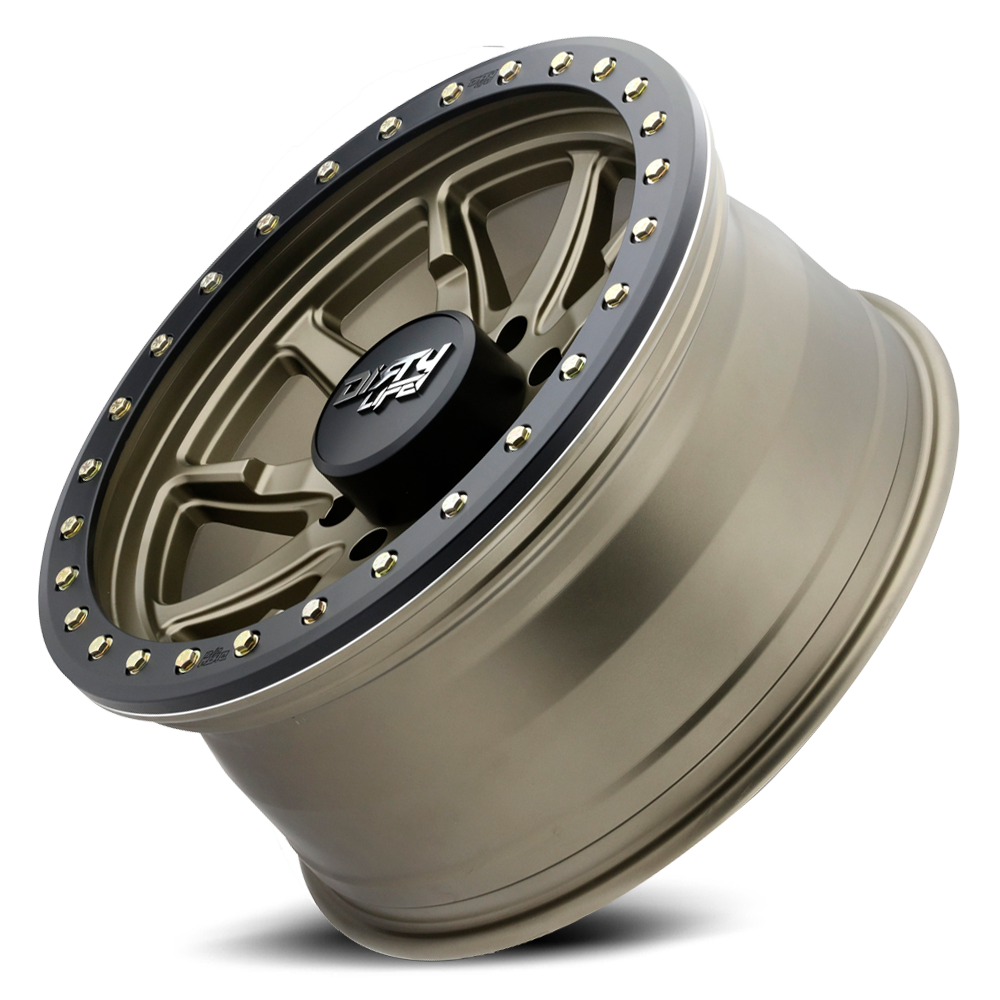 Dirty Life Race Wheels DT-2 9304 Satin Gold 17X9 5-127 -12Mm 78.1Mm