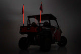 Whip Mount Bed 4 Foot Multl-Color LED Whip Pair Polaris General/Ranger 1000/Ranger XP 900/1000 Rough Country