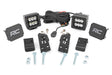 LED Light Kit A Pillar Mount 2 Inch Black Pair Spot Polaris RZR PRO XP Rough Country