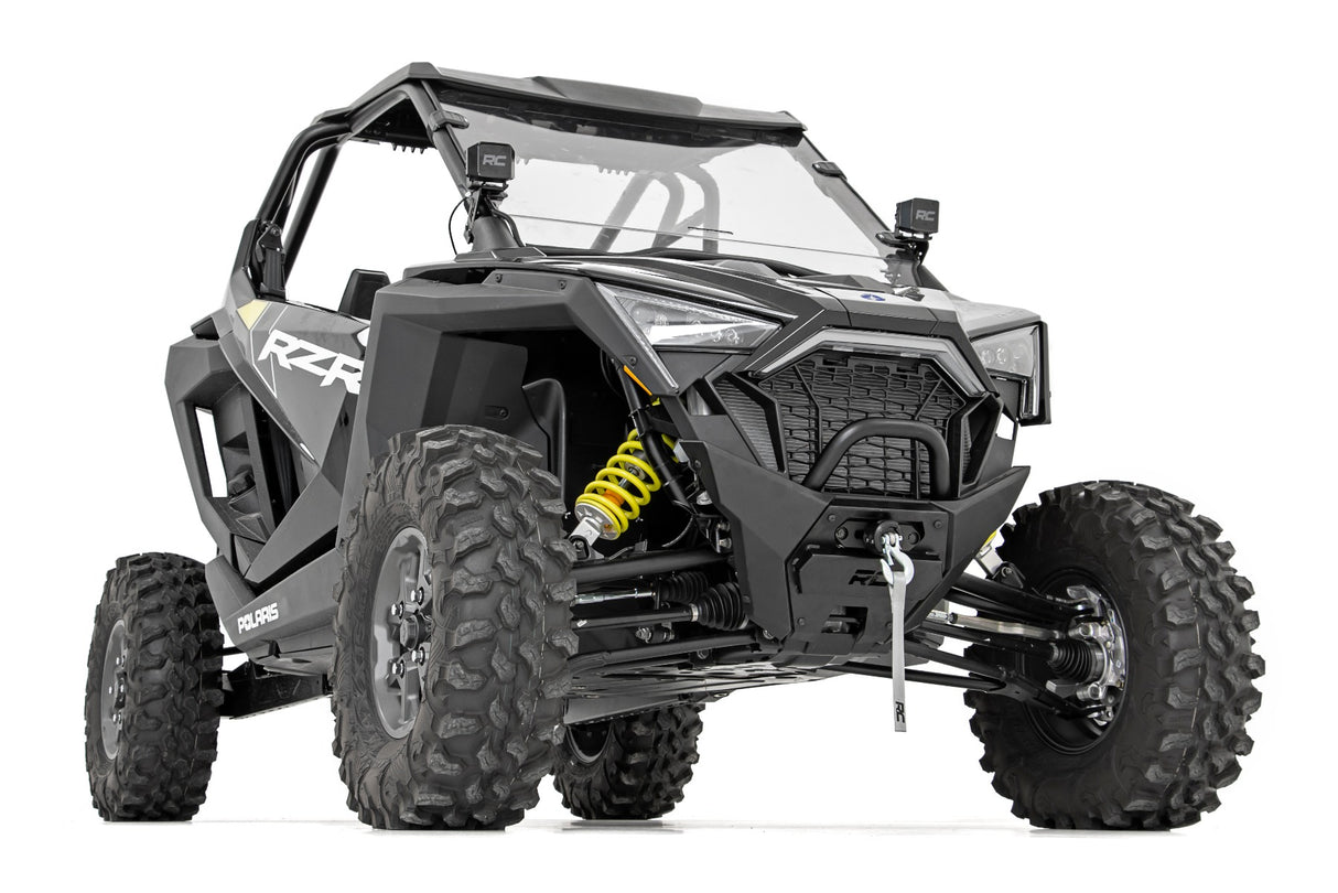 LED Light Kit A Pillar Mount 2 Inch Chrome Pair Wide Angle Polaris RZR PRO XP Rough Country