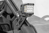 LED Light Kit A Pillar Mount 2 Inch Chrome Pair Wide Angle Polaris RZR PRO XP Rough Country