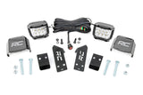 LED Light Kit A Pillar Mount 2 Inch Chrome Pair Wide Angle Polaris RZR PRO XP Rough Country