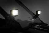 LED Light Kit A Pillar Mount 2 Inch Chrome Pair Wide Angle Polaris RZR PRO XP Rough Country
