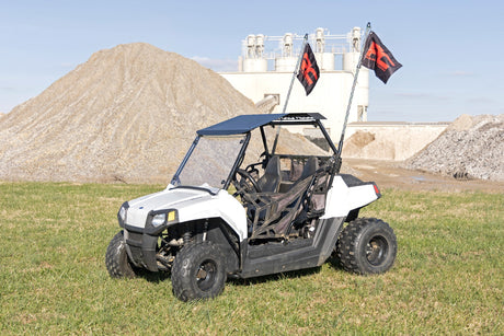 LED Whip Light Kit Bed Mount Polaris Ranger RZR 170/RZR 170 Rough Country