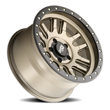 Dirty Life Race Wheels Canyon Pro 9309 Satin Gold 17X9 6-139.7 0Mm 106Mm