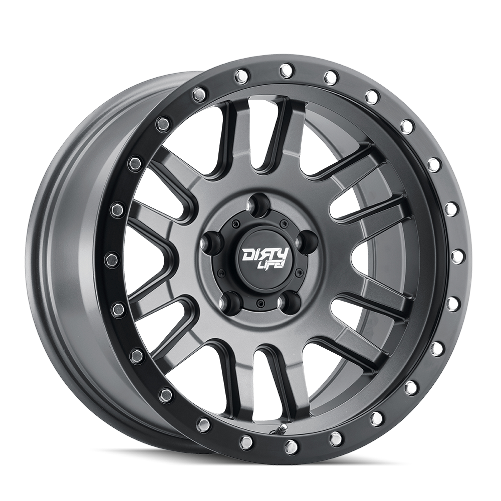 Dirty Life Race Wheels Canyon Pro 9309 Satin Graphite 17X9 6-139.7 0Mm 106Mm