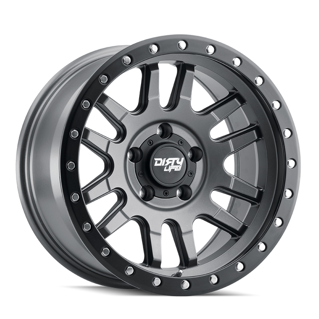 Dirty Life Race Wheels Canyon Pro 9309 Satin Graphite 17X9 6-139.7 0Mm 106Mm