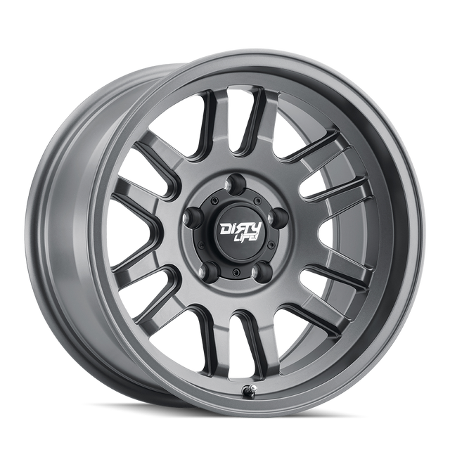 Dirty Life Race Wheels Canyon 9310 Satin Graphite 17X9 6-139.7 0Mm 106Mm