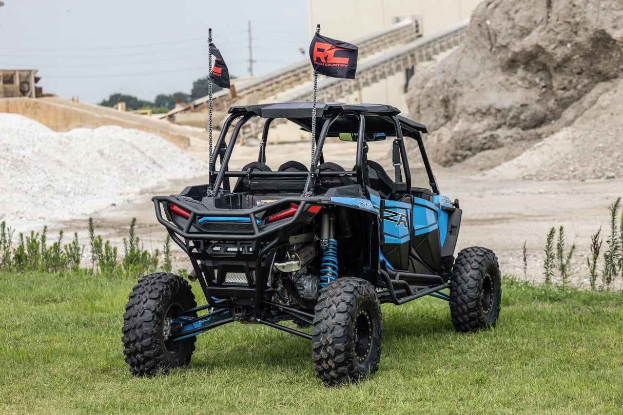 Tubular Bumper Rear w/ Receiver Hitch Polaris RZR XP 1000 Rough Country