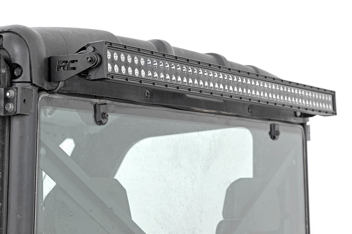 LED Light Kit Rear Mount 50 Inch Black Pair Polaris Ranger XP 1000 Rough Country