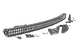 LED Light Rear Mount 50 Inch Dual Row Black Pair Polaris Ranger 1000/Ranger XP 900/1000 Rough Country