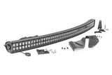 LED Light Rear Mount 50 Inch Dual Row Black Pair Polaris Ranger 1000/Ranger XP 900/1000 Rough Country