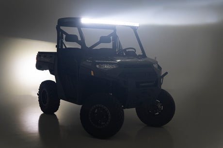 LED Light Rear Mount 50 Inch Dual Row Black Pair Polaris Ranger 1000/Ranger XP 900/1000 Rough Country