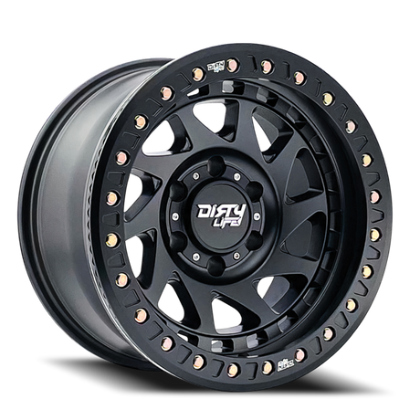 Dirty Life Race Wheels Enigma Race 9313 Matte Black 17X9 5-127 -12Mm 78.1Mm