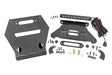 LED Light Winch Mount Front 10 Inch Black Slimline Polaris RZR Pro R Rough Country