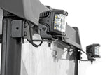 LED Light RR Cage Mount 2 Inch Black Spot Pair Polaris Ranger 1000/Ranger XP 900/1000 Rough Country