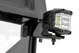 LED Light RR Cage Mount 2 Inch Chrome Pair Wide Angle Polaris Ranger 1000/Ranger XP 900/1000 Rough Country