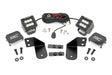 LED Light RR Cage Mount 2 Inch Black Flood Pair Polaris Ranger 1000/Ranger XP 900/1000 Rough Country