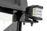 LED Light RR Cage Mount 2 Inch Black Flood Pair Polaris Ranger 1000/Ranger XP 900/1000 Rough Country