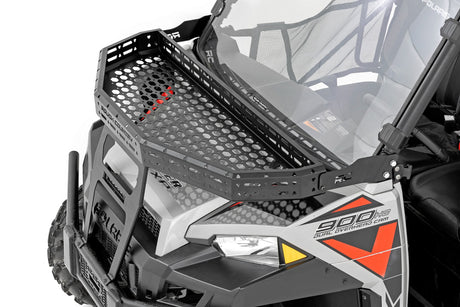 Front Cargo Rack 6 Inch Black Slimline Polaris Ranger XP 900/Ranger XP 1000 Rough Country