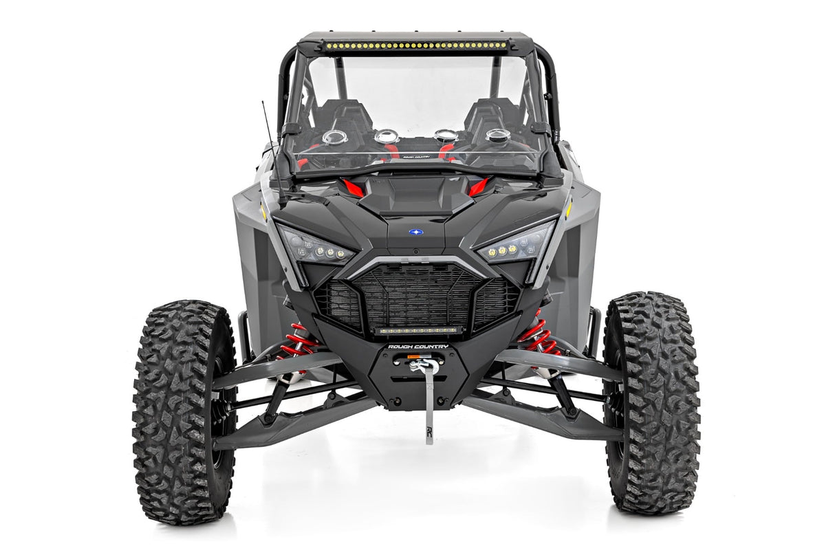 30 Inch Single Row Light Mount Front Black Series Polaris RZR Turbo R Rough Country