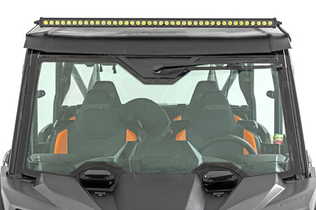 LED Light Kit Front Mount 40 Inch Spectrum Single Row Polaris RZR XP 4 1000 (2024) Rough Country